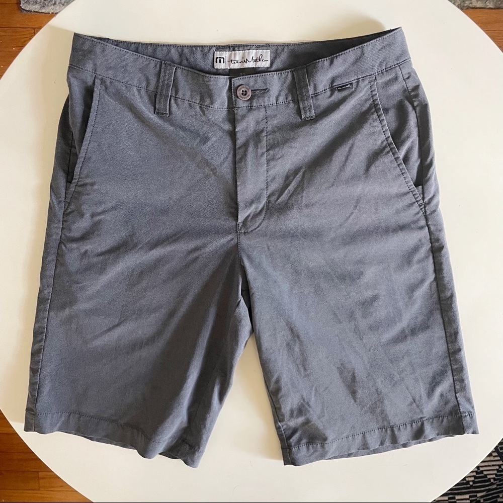 Travis Mathew Lightweight Nylon Blend Golf Short Gray Men’s Size 32